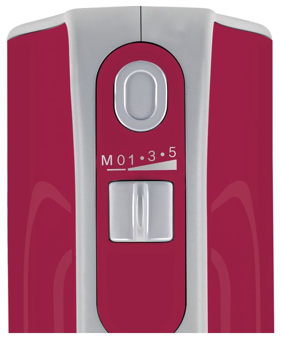 Handmixer 500 W 5 Stufen  MFQ40304 Styline Colour (Rot, Weiß) 