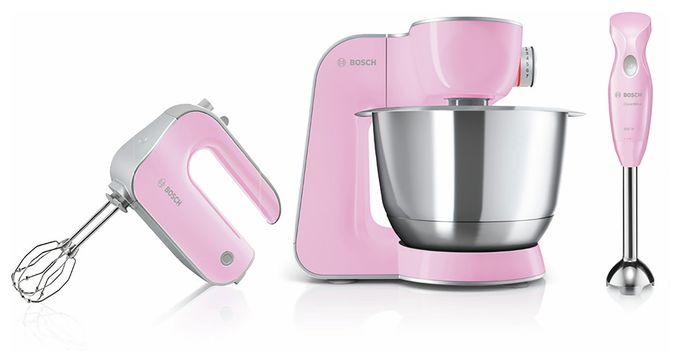 Handmixer 500 W 5 Stufen  MFQ4030K Styline Colour (Grau, Pink) 