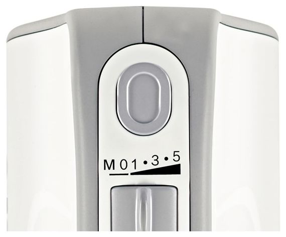 Handmixer 550 W 5 Stufen  MFQ4075DE Styline (Silber, Weiß) 