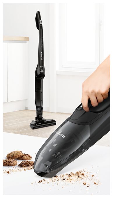 Handstaubsauger Beutellos bis 40 min Laufzeit 14,4 V Zyklonal  Serie 2 BCHF216B (Schwarz) 