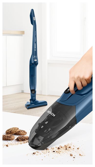 Handstaubsauger Beutellos bis 40 min Laufzeit 14,4 V  Serie 2 BCHF216S (Blau) 