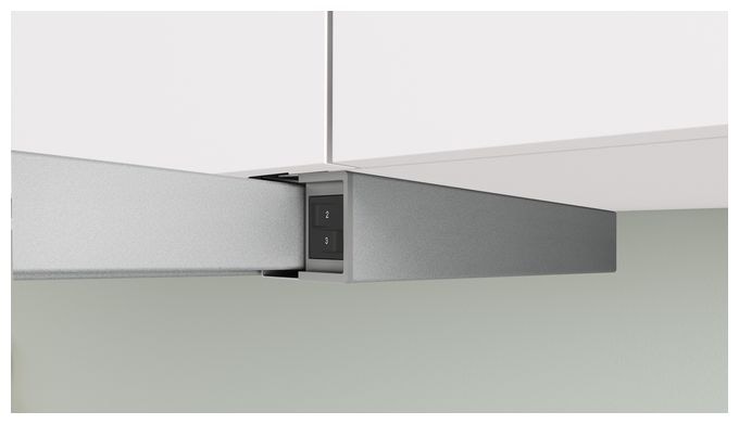 Umluft Dunstabzugshaube/Esse Einbau 60 cm (Metallisch, Silber) Serie 2 DFM064W54 