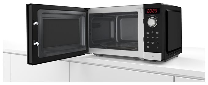 Freistehende Mikrowelle 800 W Größe: klein  Serie 2 FFL023MS2 (Schwarz, Edelstahl) 