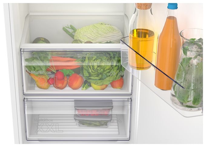 310 l 177,5 cm Einbaukühlschrank EEK: E 114 kWh Jahr Serie 2 KIR81NSE0 Schlepptür 