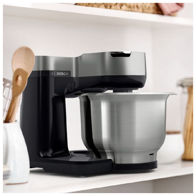 900 W Küchenmaschine 3,8 l  Serie 2 MUMS2VM00 (Schwarz, Silber) 