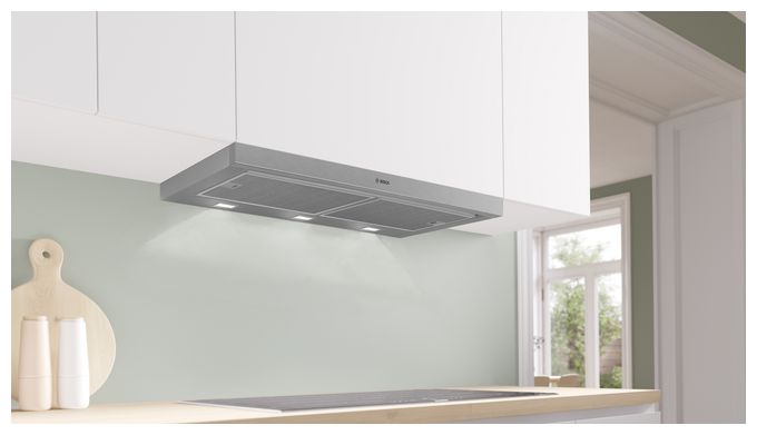 Umluft Dunstabzugshaube/Esse Wand 90 cm (Metallisch) Serie 4 DFR097A52 