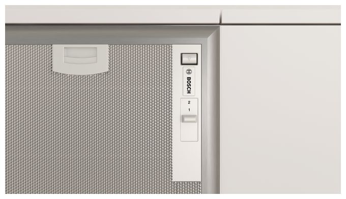 Abluft/Umluft Dunstabzugshaube/Esse Einbau 70 cm (Metallisch, Silber) Serie 4 DHL755BM Lüfterbaustein 