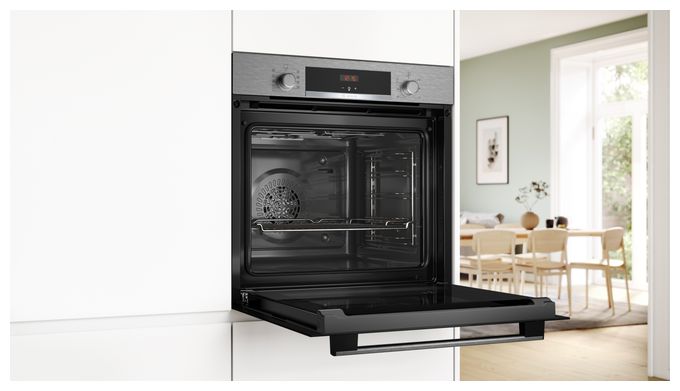 Einbaubackofen groß AutoClean Serie 4 HBA514BS3 