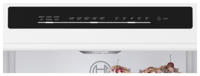218 l / 103 l Kühl-Gefrierkombi freistehend NoFrost 99 kWh Jahr  Serie 4 KGN362I1F (Edelstahl) 