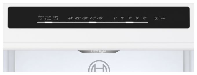 218 l / 103 l Kühl-Gefrierkombi freistehend NoFrost 159 kWh Jahr  Serie 4 KGN36VICT (Edelstahl) 