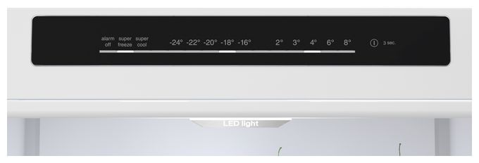 260 l / 103 l Kühl-Gefrierkombi freistehend NoFrost 101 kWh Jahr  Serie 4 KGN392I1F (Edelstahl) 