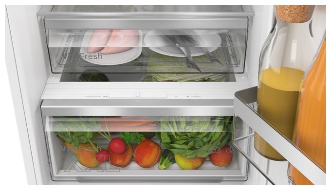 184 l / 76 l 177,5 cm Einbau Kühl-/Gefrierkombination 234 kWh NoFrost Serie 4 KIN86VSE0 Schlepptür 
