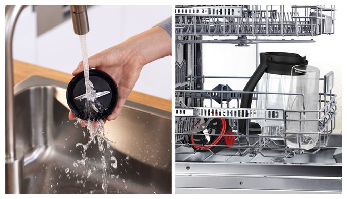 1,5 l Standmixer 2 Geschwindigkeiten 1200 W  Serie 4 MMB6177S VitaPower (Schwarz, Silber) 