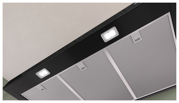 Abluft/Umluft Dunstabzugshaube/Esse Wand 60 cm (Schwarz) Serie 6 DWB97DN60 