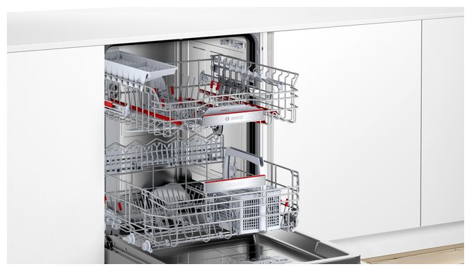 60 cm Geschirrspüler vollintegriert (ohne Front) Sehr leise 13 Maßgedecke aquaStop Funktion Wärmetauscher Serie 6 SMV6ZBX04D 