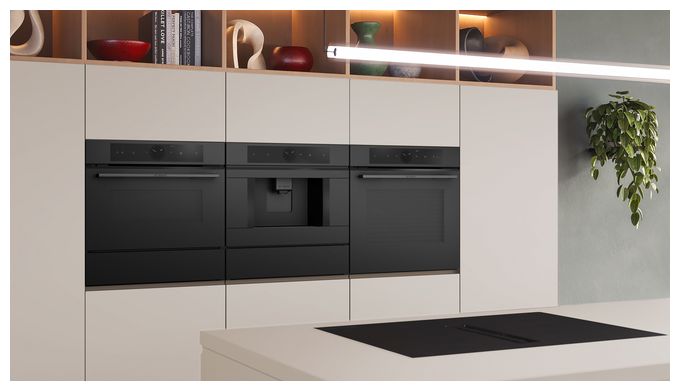 Kaffeevollautomat 19 bar 2,4 l 400 g AutoClean (Schwarz) Serie 8 CTL9181M0 Einbau 