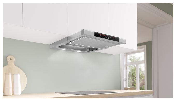 Umluft Dunstabzugshaube/Esse Einbau 60 cm (Edelstahl) Serie 8 DFS067K51 