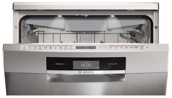 60 cm Geschirrspüler freistehend Sehr leise 14 Maßgedecke aquaStop Funktion Wärmetauscher Serie 8 SMS8TCI04E 