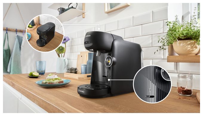 Kaffeekapsel Maschine  TAS162E Tassimo Finesse (Schwarz) 