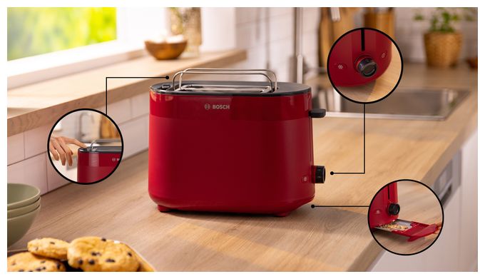 Toaster 950 W 2 Scheibe(n) 6 Stufen  TAT2M124 MyMoment (Rot) 