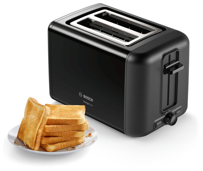 Toaster 970 W 2 Scheibe(n)  TAT3P423DE DesignLine (Schwarz) 