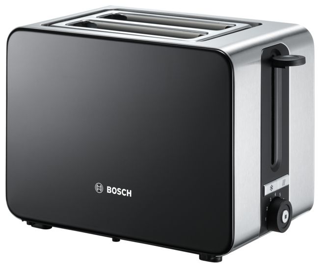 Toaster 1050 W 2 Scheibe(n)  TAT7203 CompactClass (Schwarz, Edelstahl) 