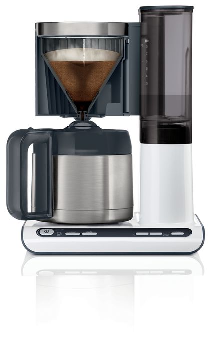 8 Tassen Thermo Filterkaffeemaschine 1,1 l  TKA8A681 Styline (Edelstahl, Weiß) 