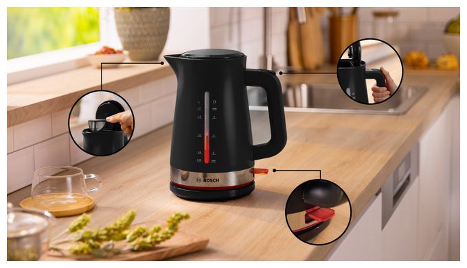 1,7 l Wasserkocher 2400 W  TWK4M223 MyMoment (Schwarz) 