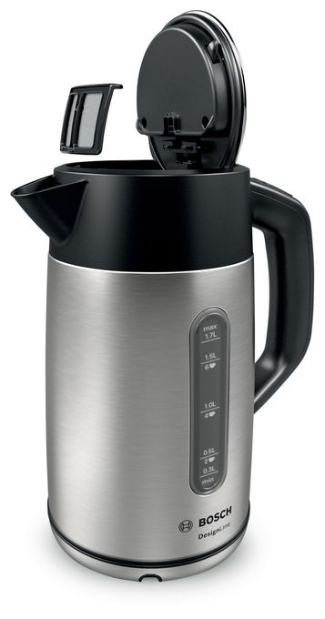 1,7 l Wasserkocher 2400 W  TWK4P440 DesignLine (Schwarz, Edelstahl) 