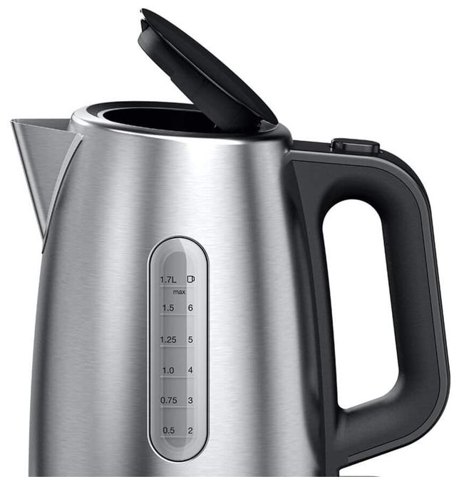 1,7 l Wasserkocher 2200 W  WK1500 PureShine (Schwarz, Edelstahl) 