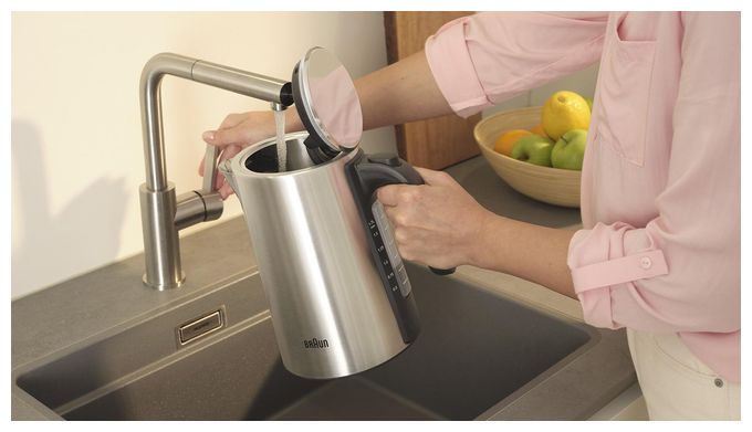 1,7 l Wasserkocher 2200 W  WK5205 ID Collection (Schwarz, Edelstahl) 