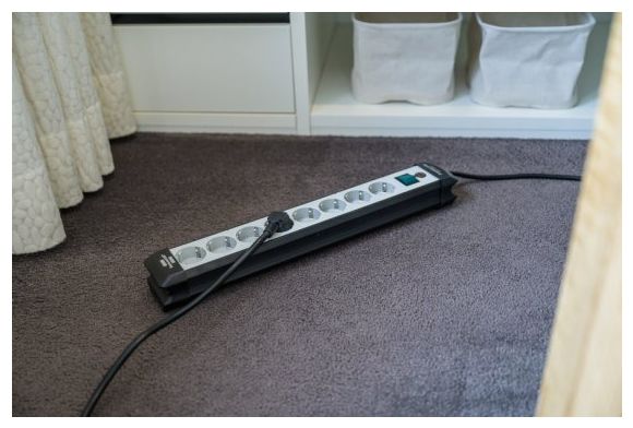 Brennenstuhl 1951580101 Regleta, 230 V, Negro y Gris Claro, 49 cm 
