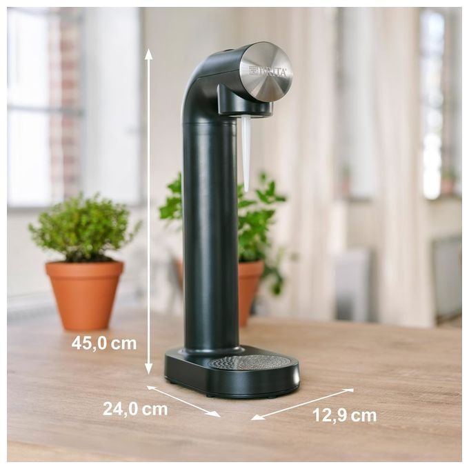 Wassersprudler  sodaONE (Schwarz, Silber) 