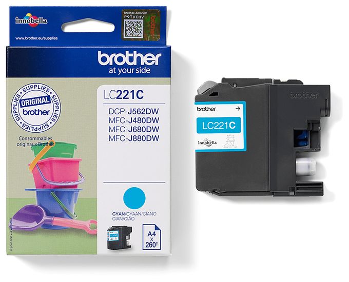 originale Druckerpatronen Cyan LC-221C 