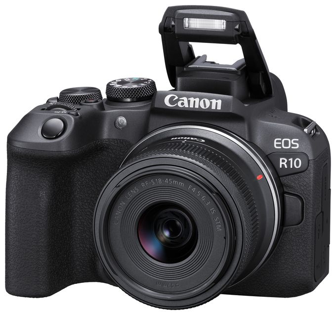 25,5 MP MILC 2,5x Opt. Zoom 7,5 cm Wlan Bluetooth EOS R10 Kit 