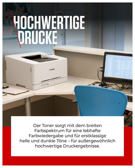 A4 Laser Drucker 1200 x 1200 DPI 25 Seiten pro Minute i-SENSYS LBP646Cdw 
