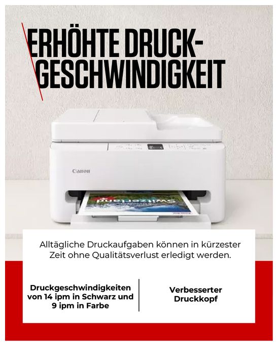 All in One A4 Tintenstrahl Drucker 1200 x 1200 DPI PixmaTS7550i 