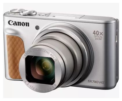 21 MP  Kompaktkamera 40x Opt. Zoom  PowerShot SX740HS Lite Edition (Silber) 