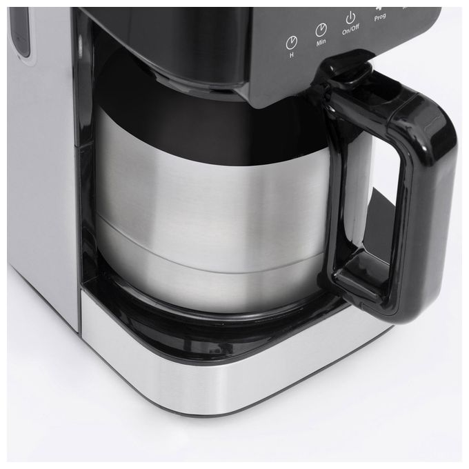 10 Tassen Filterkaffeemaschine 1,2 l  1845 Coffee Taste&Style Duo Thermo (Schwarz, Edelstahl) 