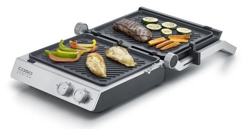 2400 W  2837 SteakChef Kontaktgrill (Schwarz, Silber) 