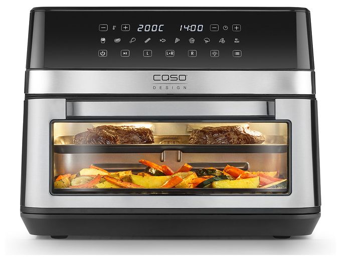 Doppel Heißluftfritteuse 14 l 2200 W  3186 AirFry DuoChef (Schwarz, Silber) 