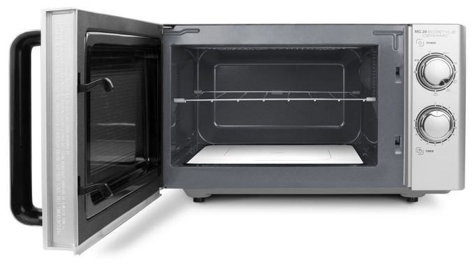 Standgeräte Solo 700 W Größe: klein 5 Stufen Grill  MG20 (Silber) 