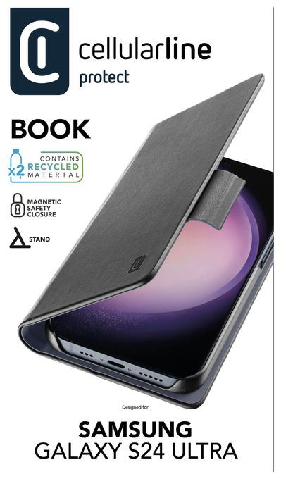 Folio für Samsung S24 Ultra  Book (Schwarz) 