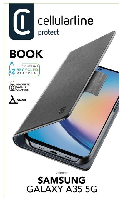 Folio für Samsung Galaxy A35 5G  Book (Schwarz) 