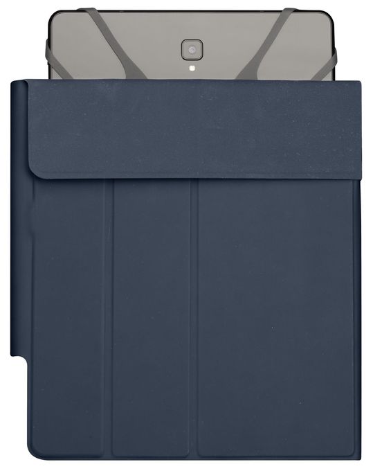 Folio aus Kunstleder für Universal bis 26,7 cm (10.5") Kratzresistent (Blau) Click Case 