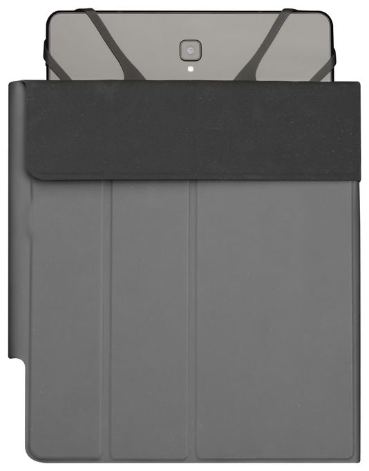 Folio aus Kunstleder für Universal bis 27,9 cm (11") Staubresistent, Kratzresistent (Schwarz) Click Case 