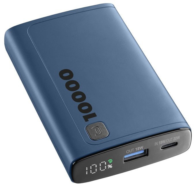 10000 mAh Powerbank USB Typ-C  Elite (Blau) 