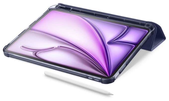 Folio aus Kunstleder für Apple iPad Air 10.9" (2022), iPad Air 10.9'' (2020), iPad Pro 11'' (2018) bis 27,9 cm (11") (Blau) Folio 