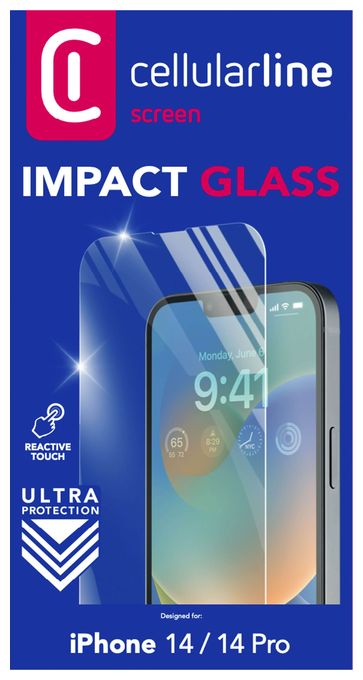 gehärtetes Glas 9H für  Apple iPhone 14, iPhone 14 Pro Schockresistent Impact Glass Capsule 