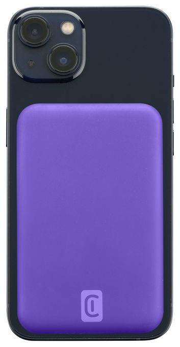5000 mAh Powerbank USB Typ-C Kabelloses Laden  Magsafe (Violett) 